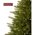 thumbnail image 3 of 7FT Pre-lit Pencil Christmas Tree with Remote Control, 250 Warm White Multi-Color Lights, Hinged Slim Skinny Spruce for Home, Office, Holiday Party Decoration, Full Branch Tips, Green, 3 of 6