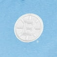 thumbnail image 2 of Women's Antigua Light Blue Boston Bruins White Logo Matter Polo, 2 of 2