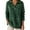 Green, variant on Women's St Patricks Day Sweater, V-Neck Sweater - Oversized Long Sleeve Solid Color, Fall Winter Metallic Thread Knit Glitter Top,Size:XXL
