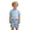Blue, variant on Boys Swimsuit Shark Cartoon Print Swim Trunks Checkered Hawaiian Beach Surf Shorts Boys Rash Guard Swimsuit Set Sky Blue 6 M-12 M