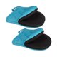 thumbnail image 3 of 2 piezas de guantes de horno de mitadios de mini horno con bucle colgante horno lavable mitteno gadgets soporte para macetas para barbacoa de parrilla Azul, 3 of 8