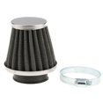 thumbnail image 1 of 1 Pieza de de Aire Universal Suministro Admisión de Accesorios para Motocicleta Recambios Interior Durable Metal Negro 42mm, 1 of 8