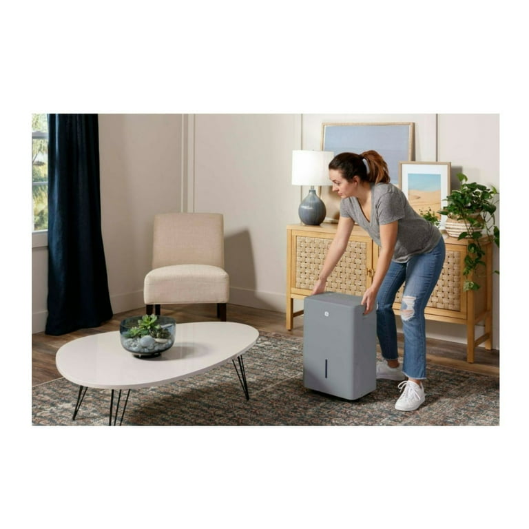 GE Appliances 50 pt Dehumidifier in Gray - Energy Efficient