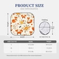 thumbnail image 7 of Lsque Flower Fox 2 PCS Windshield Sun Shade | CarFoldable Window Covers | Car Accessories Reflect UV for Universal Cars SUV Truck | Small, 7 of 7