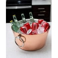 thumbnail image 6 of BirdRock Home Hammered Double Wall Round Beverage Tub - 3 Gallons - Copper, 6 of 7