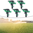 thumbnail image 3 of 5 Pcs ABS Impact Sprinkler Head Adjustable 0-360 Degree 34Ft-60Ft Spray Distance, 3 of 9