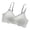 Gray, variant on Iugvhana Wireless Bras for Women Breathable Seamless Bra Adjustable Straps No Underwire Bra Comfortable Everyday Full Coverage Bra Black S