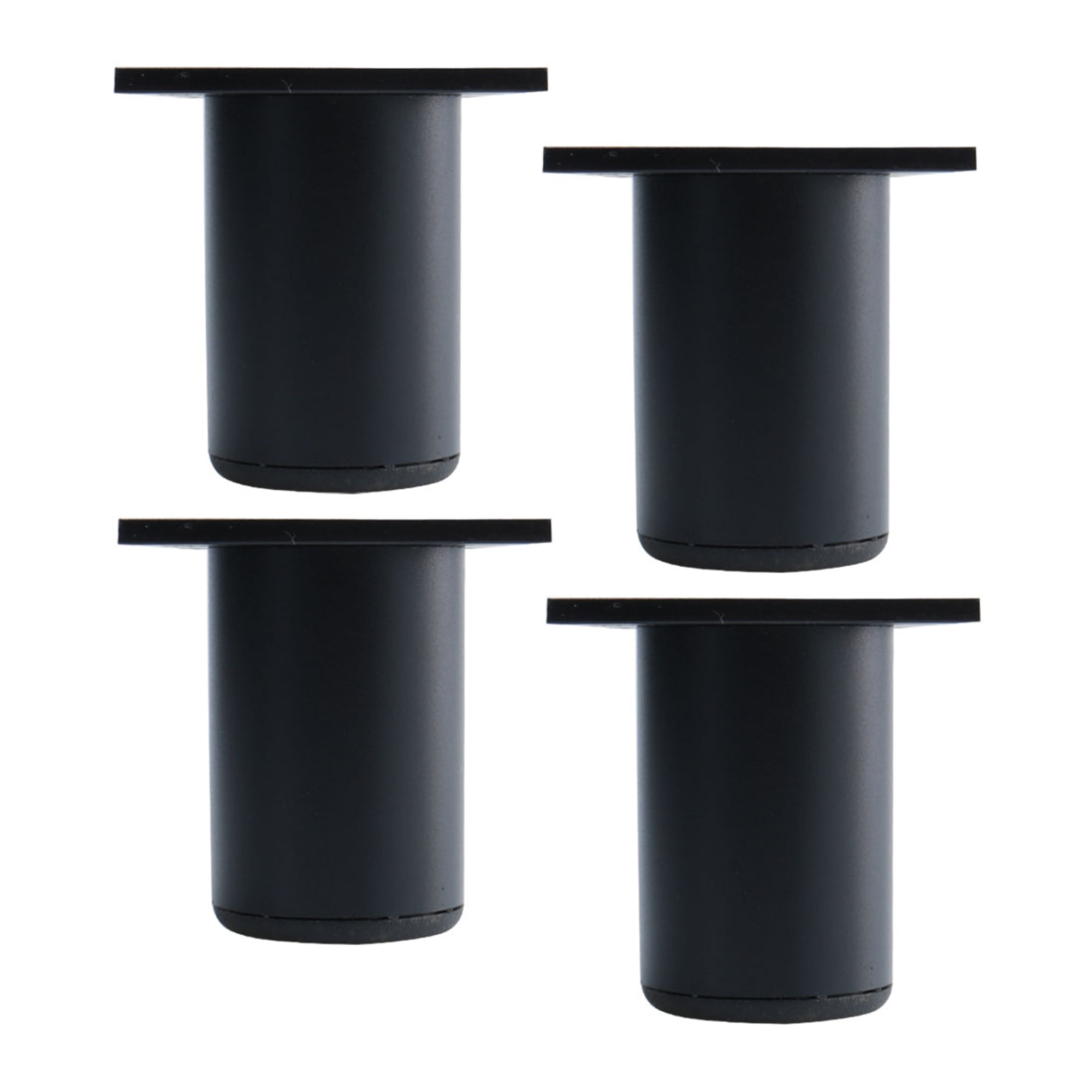 4 x replacement Black Plastic Furniture Legs Squar Feet Sofa//Couch//Chair