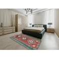 thumbnail image 5 of Ahgly Company Machine Washable Indoor Rectangle Contemporary Sage Green Area Rugs, 3' x 5', 5 of 7