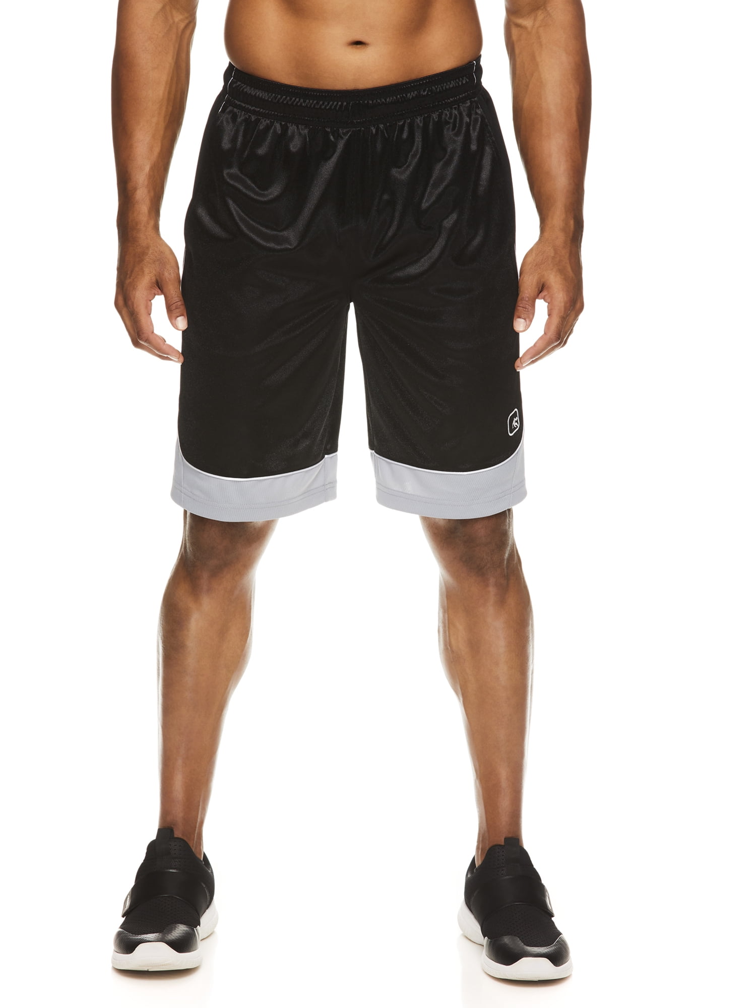 MusclePharm Mens MP Virus Airflex Active Shorts Black/Green mma fitness