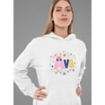 thumbnail image 2 of Ava Hoodie Women - Women Hoodie, White, Medium, 2 of 4