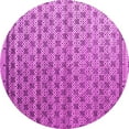 thumbnail image 1 of Ahgly Company Indoor Round Abstract Pink Modern Area Rugs, 7' Round, 1 of 4