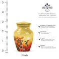 thumbnail image 2 of JAGASY Hummingbird Small Urn for Mother - Flowers Decorative Urns for Human Ashes - Yellow Funeral Keepsake Urn - Miniature Cremation Urns for Mom & Dad - (3 Inch), 2 of 7