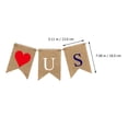 thumbnail image 2 of 2pcs Independence Day Burlap Banners Patriotic Banner American Flag Banner Garland USA Bunting Flag 4th of July Memorial Day Mantel Fireplace, 2 of 6
