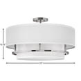 thumbnail image 5 of Hinkley Lighting - Four Light Semi-Flush Mount - Foyer - Graham - 4 Light Large, 5 of 7