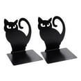 thumbnail image 4 of AMLESO 2 Pieces Cat Bookends Cute Decorative Bookends for Shelves Office Study Room A, 4 of 8