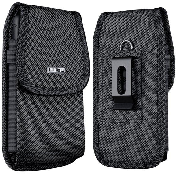Large Cell Phone Belt Case for iPhone Plus, Pro Max Models 17 16 15 14 13 12 11 Xs Max, Samsung Galaxy Plus S25 S24 S23 S22 , Cell Phone Belt Holder Case with Clip Pouch Cover