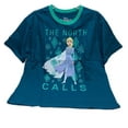 thumbnail image 3 of Disney Frozen Junior Womens Blue Elsa Anna T-Shirt The North Calls Tee XX-Large, 3 of 4