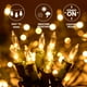 thumbnail image 4 of Luces navideñas Joiedomi 100, color blanco cálido, 2 unidades, para interiores y exteriores, 4 of 9
