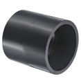 thumbnail image 1 of Unique Bargains Raccord de Tuyau UPVC 75mm Douille, 1 Pack Raccords Droits, Gris Foncé, 1 of 5