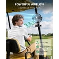 thumbnail image 4 of Ventilador Recargable para Carrito de Golf 12000mAh con 3 Velocidades y Temporizador, 4 of 9