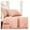 Blush, variant on Pleated, 21-Inch Deep Pocket Twin Size Bed Sheets, 3-Piece, 1 Fitted Sheet, 1 Flat Sheet, 1 Pillow Case Standard Size, Blue Sheets Twin Size, Slate Blue
