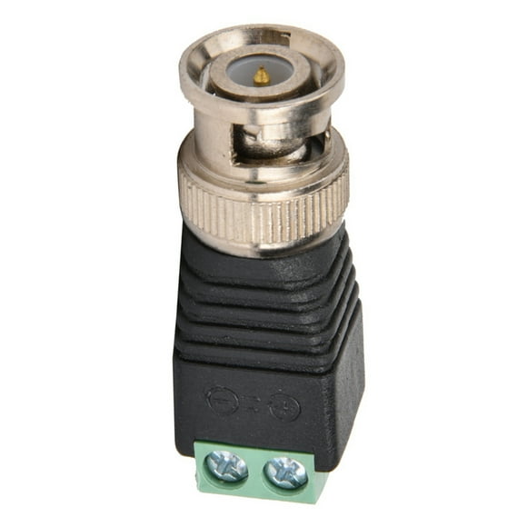 BNC Connector, BNC Male Adapter, With + - Positive And Negative Poles Converters For Security