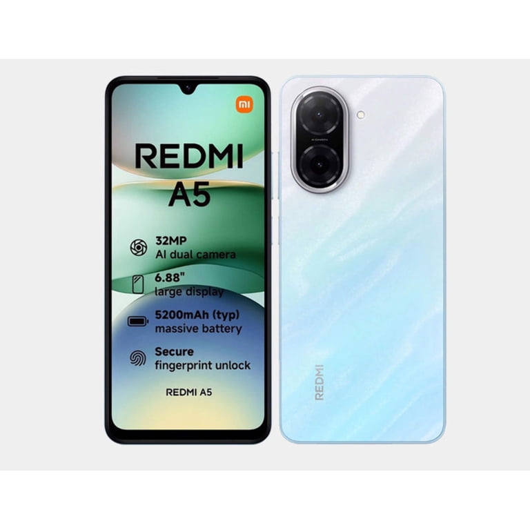 Xiaomi Redmi A5 4G 128GB ROM 4GB RAM Dual SIM GSM Unlocked - Blue