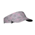 thumbnail image 2 of Gaeub Pink Flamingo Sun Visor Hats with Empty Top and Adjustable, UV Protection for Golf Tennis Cycling Running, 2 of 8