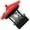 Red-small, variant on Solar Rotating Lighthouse Lawns Light For Garden Decoration Waterproof Plastic Outdoor Lighting Paths Lights
