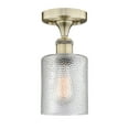 thumbnail image 3 of Innovations Lighting - Cobbleskill - 1 Light Semi-Flush Mount In Art Deco, 3 of 5