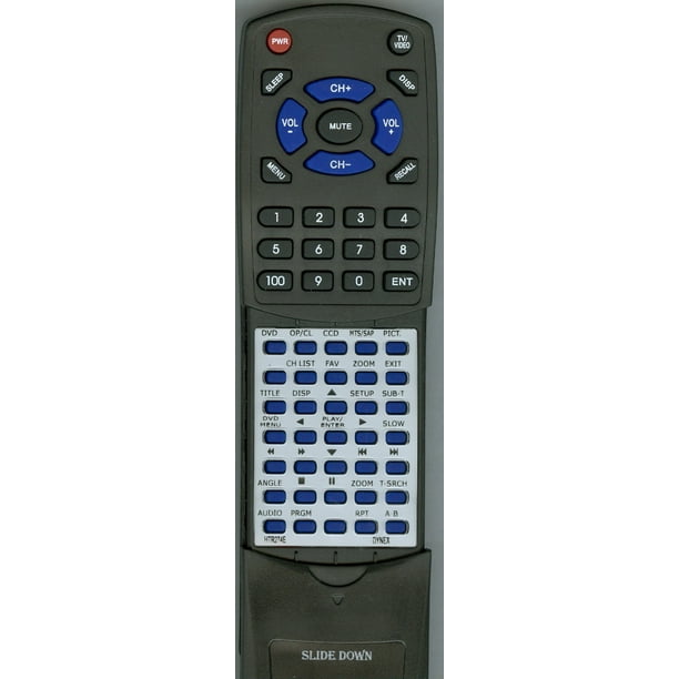 Replacement Remote for DYNEX TV562082, TV562082, RTHTR274E, HTR274E
