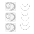 thumbnail image 4 of CIMAXIC 40 Pcs C Type Curved Needles Practical Weaving Needles Hand Sewing Needles,2.83"X2.48"X0.04", 4 of 5