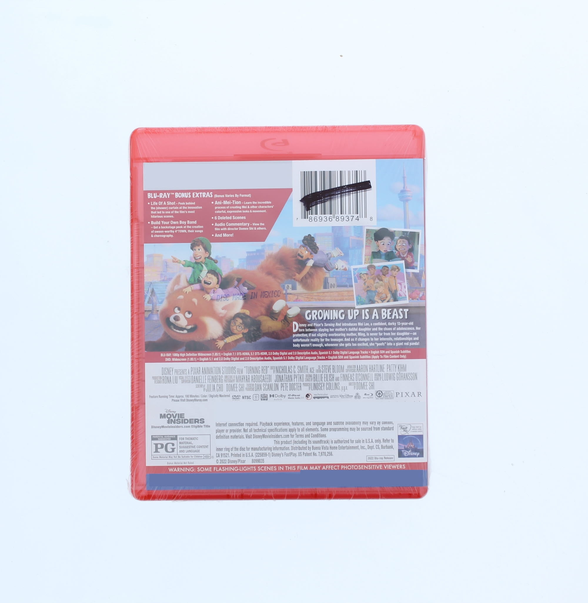 Walt Disney Pictures - Turning Red [BLU-RAY] - Walmart.com