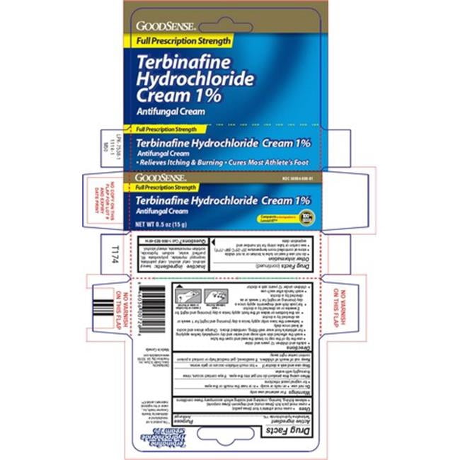 Good Sense Antifungal Terbinafine Hydrochloride Foot Cream Case of 36