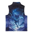 thumbnail image 5 of Pzuqiu Wolf Kid Outerwear Vest Size 7-8 Toddler Boy Clothes Lightweight Soft Zipper Winter Sleeveless Jacket with Pockets Fashion Fall Outerwear Versatile for Kids and Toddlers, 5 of 7