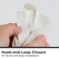 thumbnail image 3 of Cordinate Eggshell White Fabric Cord Cover 2 Pack, 6ft., 48656, 3 of 7