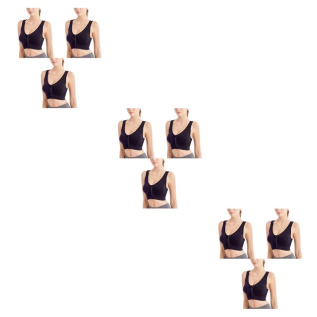 Minnieouse 3 unids/set Bralette sin costuras, ajuste cómodo y compresivo para cualquier actividad, sujetadores sin costuras, sujetador deportivo Type1 NO1
