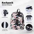 thumbnail image 4 of Goofa Orchids Flowers Printed Backpack,Laptop Backpack,Durable Anti-Theft Travel Work Backpack,Water-resistant Backpack, 4 of 9