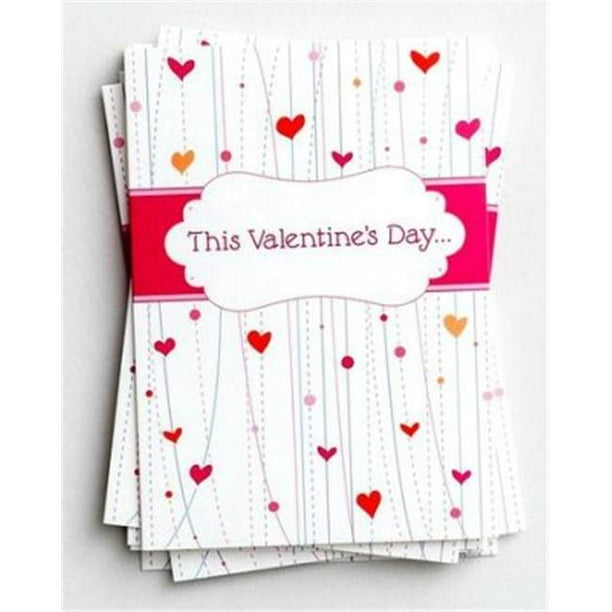 Note CardValentineWhimsical Design (Box Of 10)