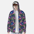thumbnail image 2 of Daiia Roosters 1 UPF 50+ Sun Protection Hoodie Jacket Lightweight Long Sleeve Sun Shirt for Women Men with Pocket Hiking Outdoor-, 2 of 7