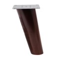 thumbnail image 3 of Patas de madera yuxing para muebles 150 mm color Nogal con tornillos, 3 of 3