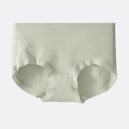 Dasayo Plus Size Bras for Women Naughty Cotton Green Seamless Stretch High Waist Panties Womens Underwear Thong XL