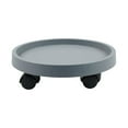 thumbnail image 1 of Plateau de Jardinière Rond Mobile avec Roues Base Mobile Industrielle Robuste pour la Plupart des Types de Pots de Plantes - Semaine, 1 of 4