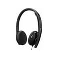 thumbnail image 2 of Lenovo UC VoIP USB-C Wired On-Ear Headset, Black, 2 of 5
