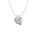 thumbnail image 2 of Delight Jewelry Silvertone Dove Live Ring Charm Necklace, 18", 2 of 4