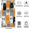 thumbnail image 3 of Multicolored Cats Beach Towel Microfiber Thin Lightweight Beach Towel 31"x61" Large Soft Long Pool Towel Lightweight Towel Blanket for Beach Swim Gym Quick Dry Bath Sheet Towel, 3 of 15