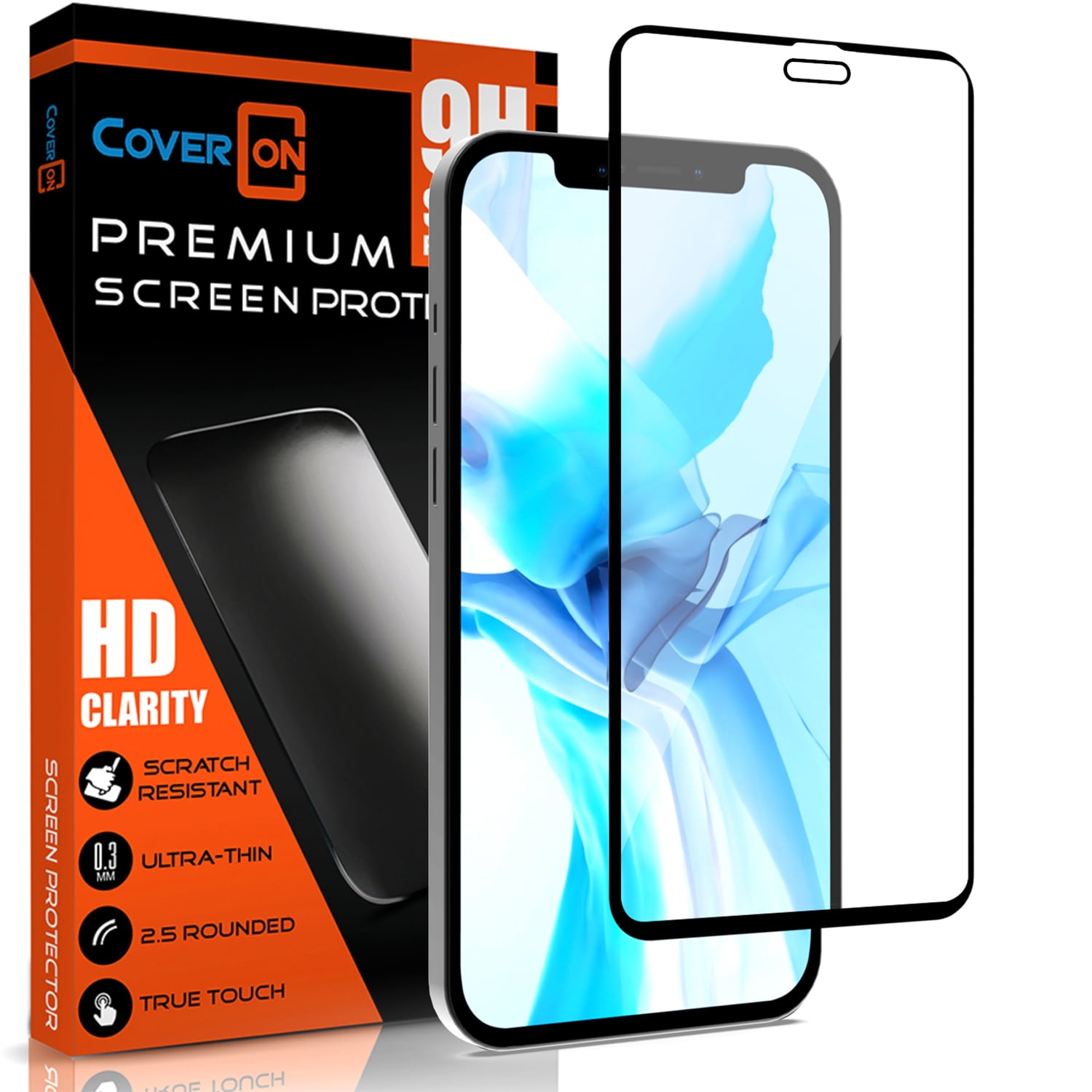 Coveron Apple Iphone 12 Mini Screen Protector Tempered Glass 98 Full Coverage 9h Scratch Resistant Hd Clear Walmart Com