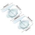 thumbnail image 1 of Oleegame 2PC Cookie Mold Kitchen Tool Press Dumpling Skin Mould Household Set Flower Dumpling Maker Blue, 1 of 2
