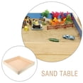 thumbnail image 4 of Plateau de Sable pour Enfants Bac à Sable en Bois Activités Intérieures Extérieures Bac à Sable Jouet pour Enfants Bac à Sable Extérieur Bac à Sable Intérieur Plateau de Sable (L), 4 of 6